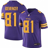 Nike Men & Women & Youth Vikings 81 Moritz Boehringer Purple Color Rush Limited Jersey,baseball caps,new era cap wholesale,wholesale hats